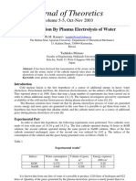 Cold Fusion by Plasma Electrolysis of Water