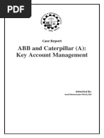 ABB and Caterpillar (A) : Key Account Management: Case Report