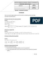 Aula 02 - Revisão - Casos de Fatoracao