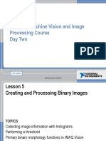 Labview Machine Vision and Image Processing Course Day Two: National Instruments Confidential