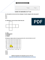 Simulado de Matemática Do 5º Ano 1 1