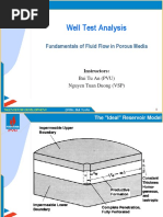 Well Test Analysis: Fundamentals of Fluid Flow in Porous Media