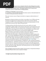 Which He Initially Termed "Polyglandular Syndrome": Overnight 1mg Dexamethasone Suppression Test