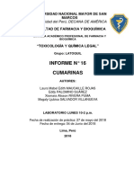 Informe N 16 de Cumarinas