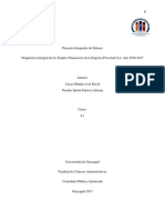 Diagnóstico Integral de Los Estados Financieros de La Empresa Provefrut S.a.2016-2017