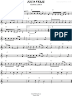 Fico Feliz - Partitura Simples