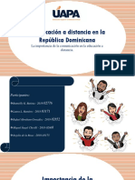 Diapositiva Exposición Educación A Distancia