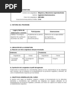 Programa de Maquinas y Mecanismos Agroindustriales