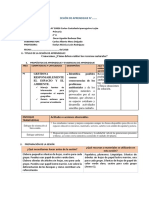 Sesión de Aprendizaje N 2 Elementos Naturales