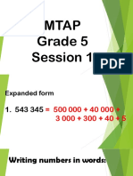 MTAP - Session 1