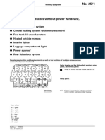 Comfort System (Vehicles Without Power Windows) ,: Wiring Diagram