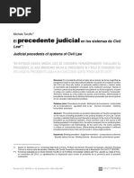 Taruffo - El Precedente No Civil Law