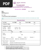 Hotel Confirmation Template