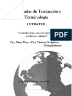 X Jornadas de Traducción y Terminología CETRATER 2016