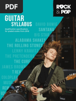 Trinity R&P Guitar Syllabus From 2018