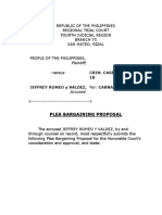 CRIM. CASE NO. 19857-18 Jeffrey Romeo Y Valdez,: Plea Bargaining Proposal