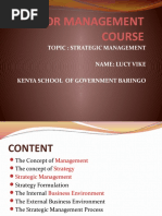 Vike's Senior Management Course (STT MGT) 3