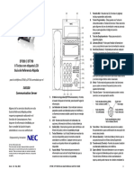 Guía RápidaTeléfono NEC DT330 DT730