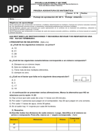 Prueba 6° Unidad 1