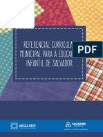 Referencial Curricular Municipal de Salvador Educação Infantil