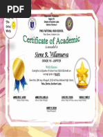 Certificates