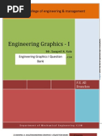 Engineering Graphics Question Bank