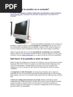 Problemas Monitor