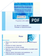 Introduction To Hydroinformatics - Presentation For UNESCO-IHE Students (v16)