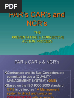 PAR CAR NCR Presentation 1