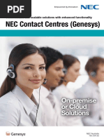 NEC-Genesys Contact Centre-Brochure PDF