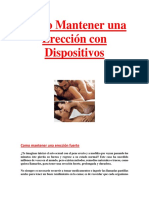 Como Mantener Una Erección Con Dispositivos