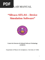 Silvaco Manual - 1 PDF