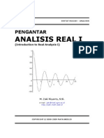 Pengantar Analisis Real I