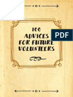 100 Advices For Future Volunteers