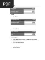 Xi - Financial Feasibility: Salaries Expense 400,000 Installation Expense Miscellaneous Expense Depreciation Expense