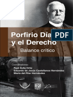 Porfirio Dias y El Derecho - Balance Critico