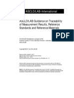 Ascld Guidance On Traceability of Measurement - 2011