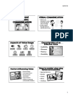 Verbal and Non-Verbal Communication