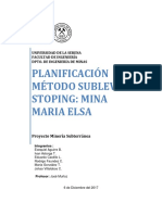 Tercer Informe Proyecto Mineria Subterranea