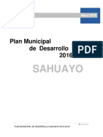 Plan de Desarrollo Sahuayo Michoacán