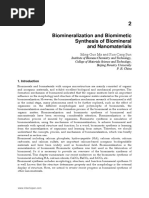 Biomineralization and Biomimetic Synthesis of Biomineral and Nanomaterials