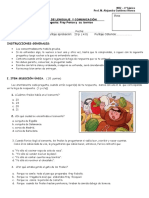 Evaluacion Fray Perico y Su Borrico PDF