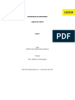 Definiciones de Legislación Laboral