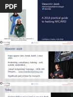Confidence A 2018 Practical Guide To Hacking RFID NFC PDF