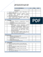 Checklist Instalasi CSSD Revisi