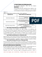 Clasificación de Personalidad (1) Grupo A DSMVI