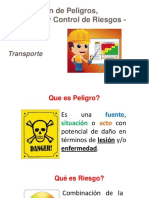 7.2 Identificación de Peligros, Evaluación y Control de Riesgos (IPERC) - Transportes