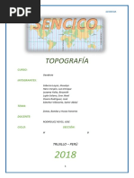 Trabajo de Geodesia