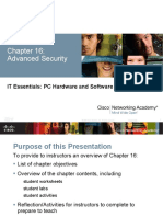 Advanced Security: IT Essentials: PC Hardware and Software v4.0