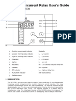 MK233A Overcurrent Relay User's Guide: 1. Description